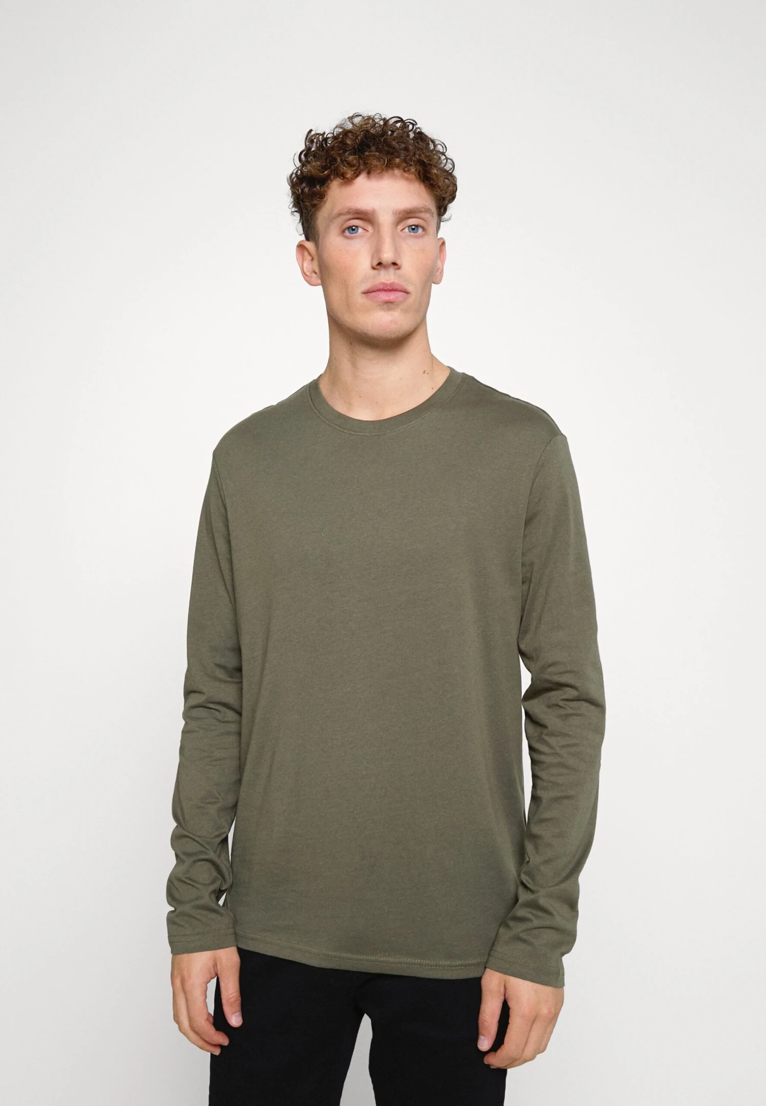 Pier One 5 Pack - Longsleeve - Blue/White/Beige/Olive 6 Pier One 5 Pack - Longsleeve - Blue/White/Beige/Olive - Afbeelding 4