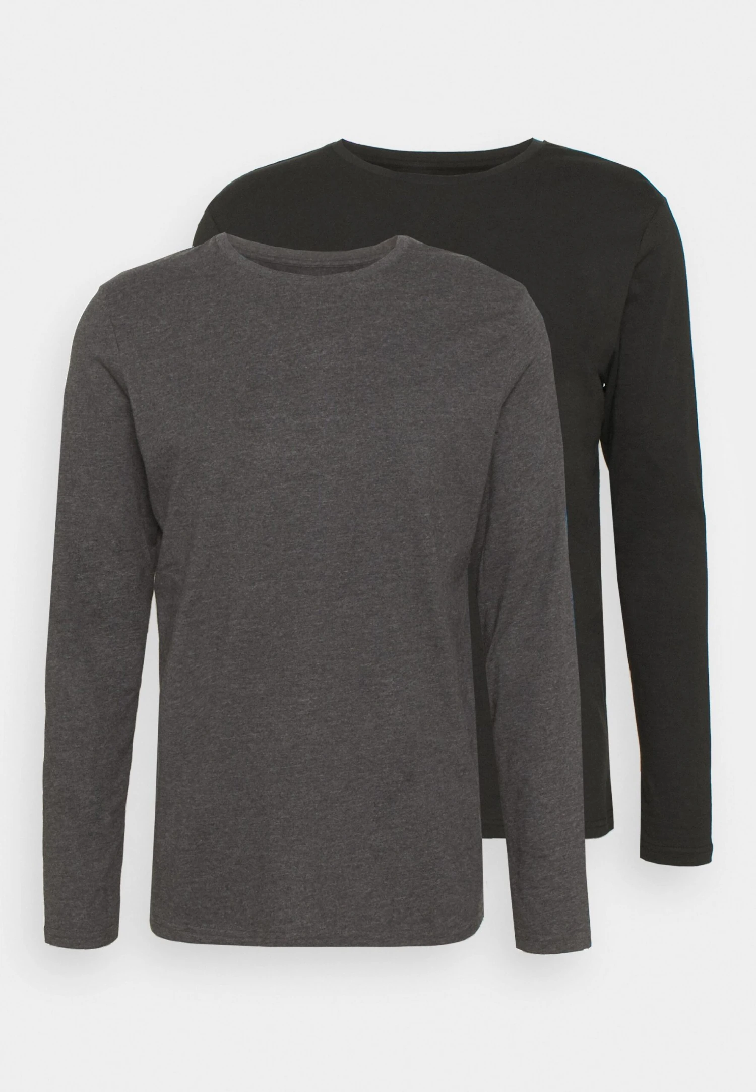 Pier One 2 Pack - Longsleeve - Dark Grey/Black 7 Pier One 2 Pack - Longsleeve - Dark Grey/Black - Afbeelding 5