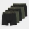 Pier One 5 Pack - Onderbroeken -Black/Khaki -Pier One 00955010cec94d048deaec05ec199c27