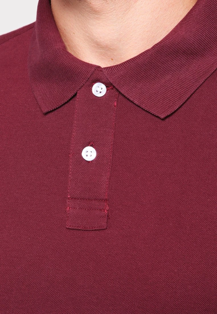 Pier One Basic - Poloshirt - Bordeaux 6 Pier One Basic - Poloshirt - Bordeaux - Afbeelding 4