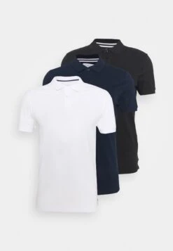 Pier One 3 Pack - Poloshirt - Black/Dark Blue/White 14 Pier One 3 Pack - Poloshirt - Black/Dark Blue/White -Pier One 07cf99c8248048ac91837e46ad87ad09