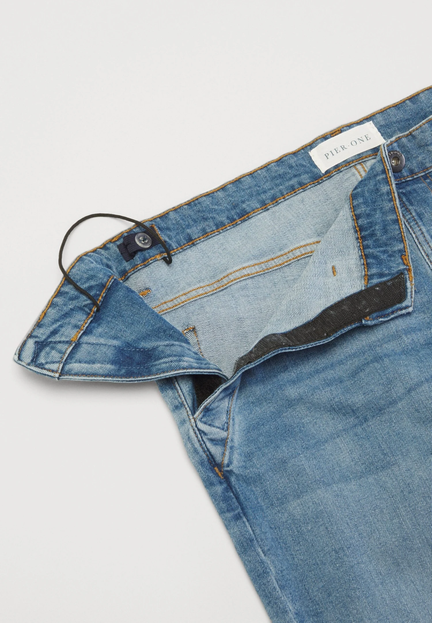 Pier One Straight Leg Jeans - Blue Denim 9 Pier One Straight Leg Jeans - Blue Denim - Afbeelding 7
