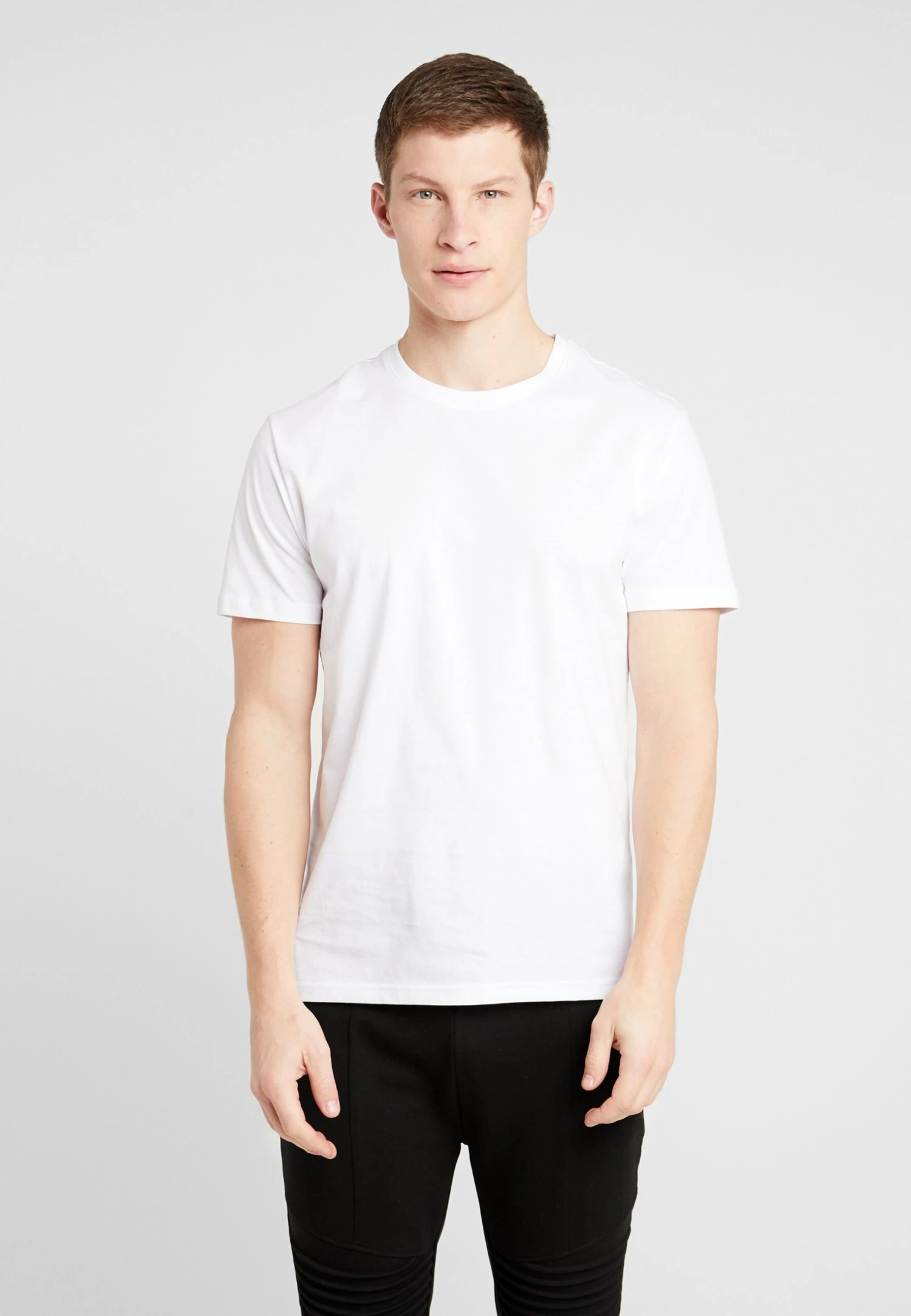 Pier One 5 Pack - T-Shirt Basic - White 5 Pier One 5 Pack - T-Shirt Basic - White - Afbeelding 3