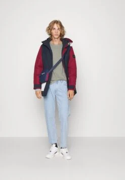 Pier One 5 Pack - Longsleeve - Black/Dark Blue/Stone