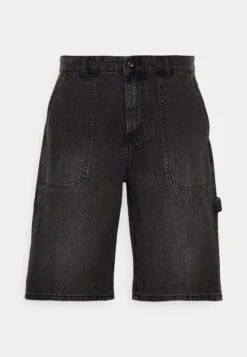 Pier One Regular Fit Carpenter - Jeansshort -Black -Pier One 0f441c1e70184b8f9e44936458fd2a17