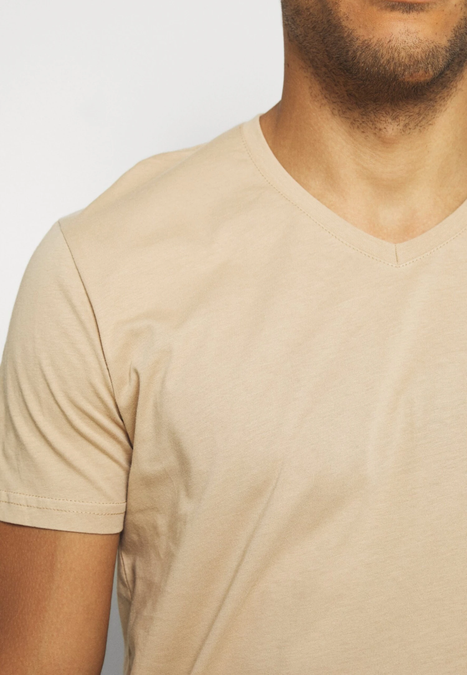 Pier One 3 Pack - T-Shirt Basic - Khaki/Tan/Dark Blue 10 Pier One 3 Pack - T-Shirt Basic - Khaki/Tan/Dark Blue - Afbeelding 8