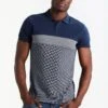 Pier One Poloshirt - Dark Blue/Mottled Grey
