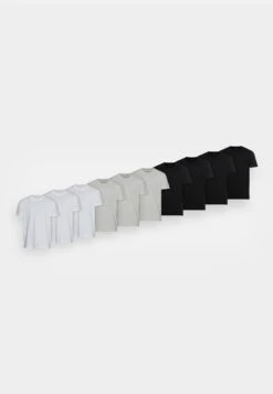 Pier One 10 Pack - T-Shirt Basic - Mottled Light Grey/Black/White 12 Pier One 10 Pack - T-Shirt Basic - Mottled Light Grey/Black/White -Pier One 1694a27305a44068bff2ea0f47a4f5e4