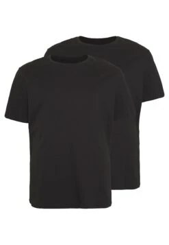 Pier One 2 Pack - T-Shirt Basic -Black 10 Pier One 2 Pack - T-Shirt Basic -Black -Pier One 17a4b0877266456bb3976cc291e7beff