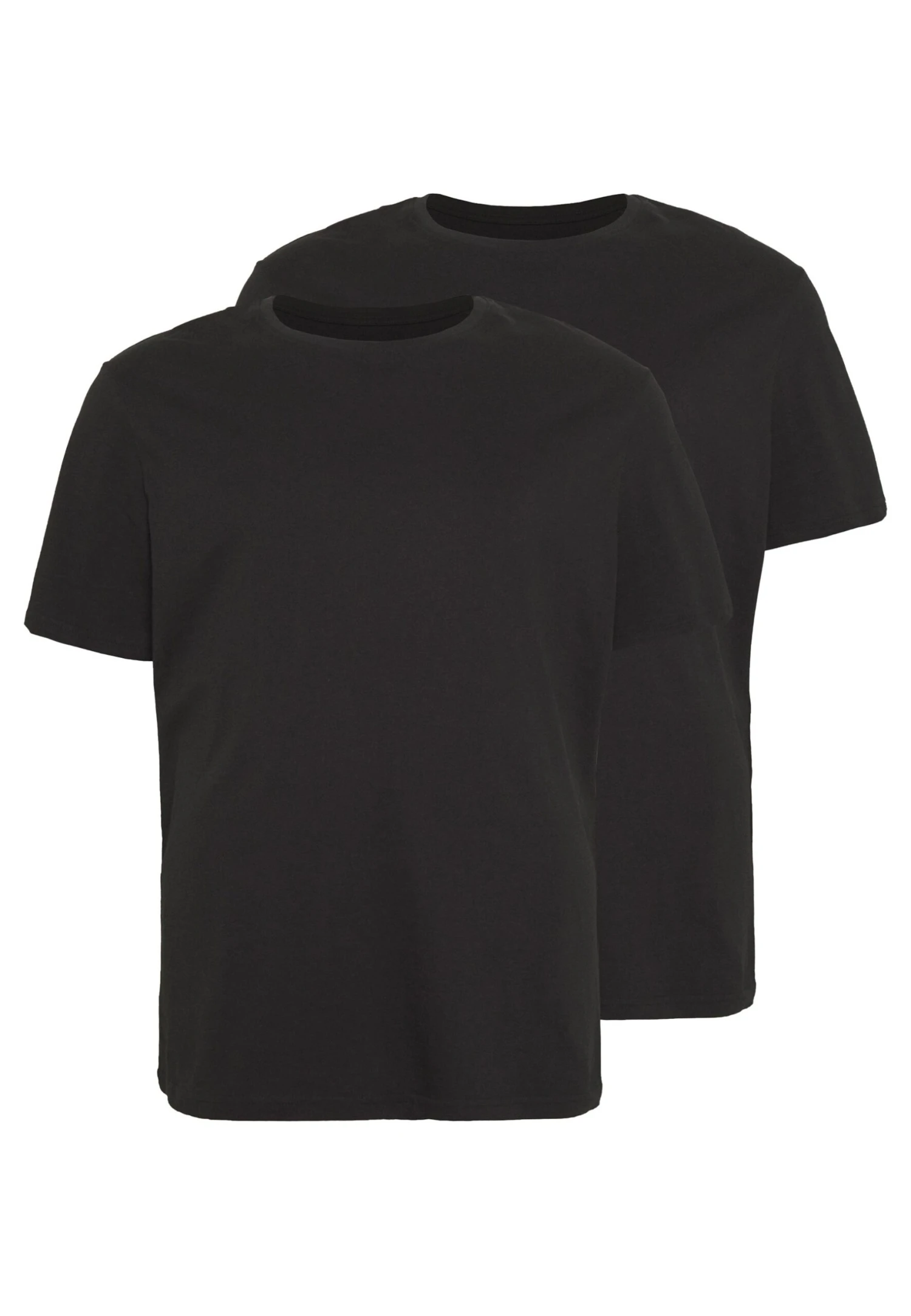 Pier One 2 Pack - T-Shirt Basic -Black 6 Pier One 2 Pack - T-Shirt Basic -Black - Afbeelding 4