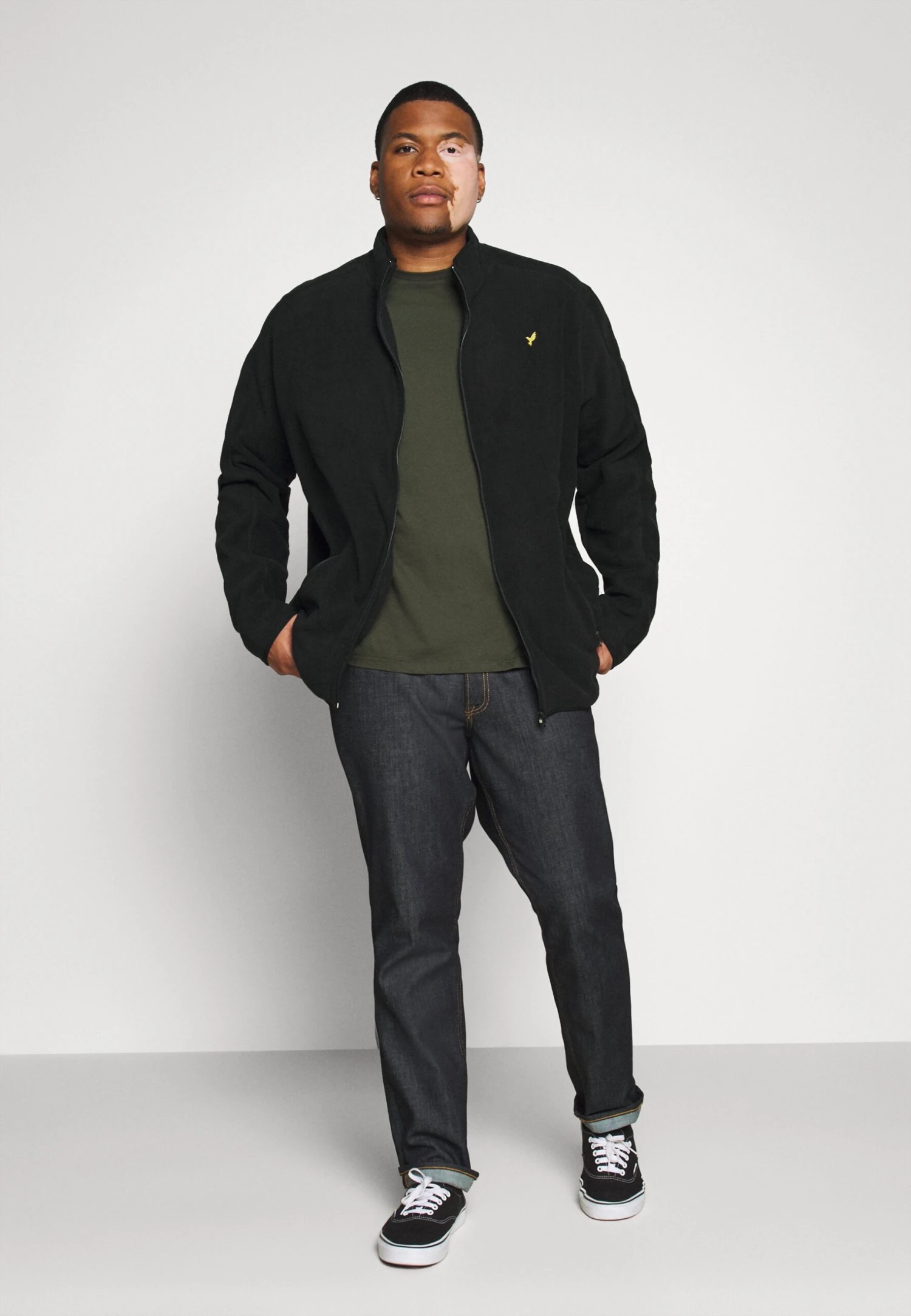 Pier One Fleecejas - Black 4 Pier One Fleecejas - Black - Afbeelding 2