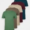 Pier One 5 Pack - T-Shirt Basic - Green/Beige/Khaki 1 Pier One 5 Pack - T-Shirt Basic - Green/Beige/Khaki -Pier One 1e3fbf865ab147a9aa190c3e7c164f91