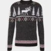 Pier One Wintery Christmas Jumper- Trui - Black 1 Pier One Wintery Christmas Jumper- Trui - Black -Pier One 1f29e5003384420ba463a74188a776d4