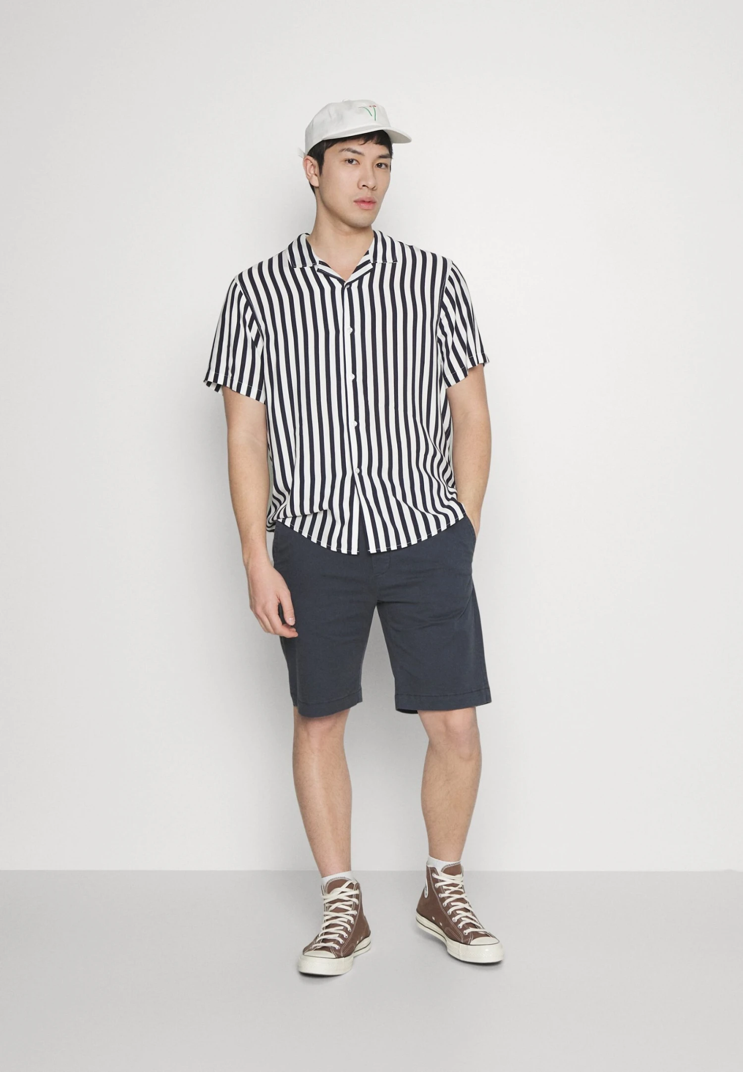 Pier One Overhemd - Dark Blue/White 4 Pier One Overhemd - Dark Blue/White - Afbeelding 2