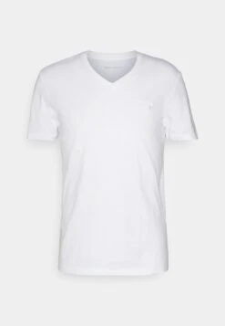 Pier One V Neck Bird Tonal 3 Pack - T-Shirt Basic - Light Brown/White/Dark Blue -Pier One 28f86b9281a846468836f5c46e5a93ff