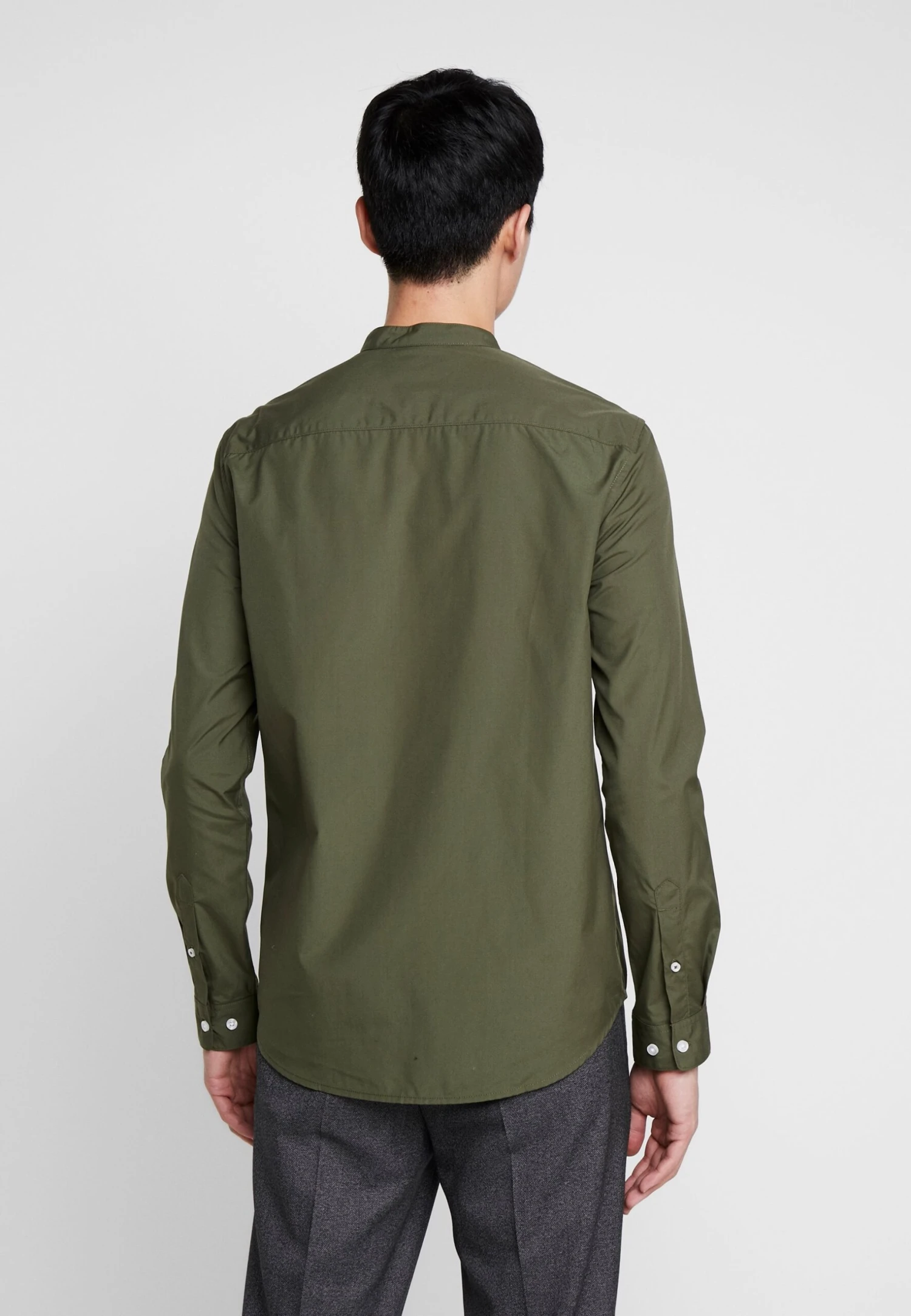 Pier One 2 Pack - Overhemd - Oliv/Black 5 Pier One 2 Pack - Overhemd - Oliv/Black - Afbeelding 3