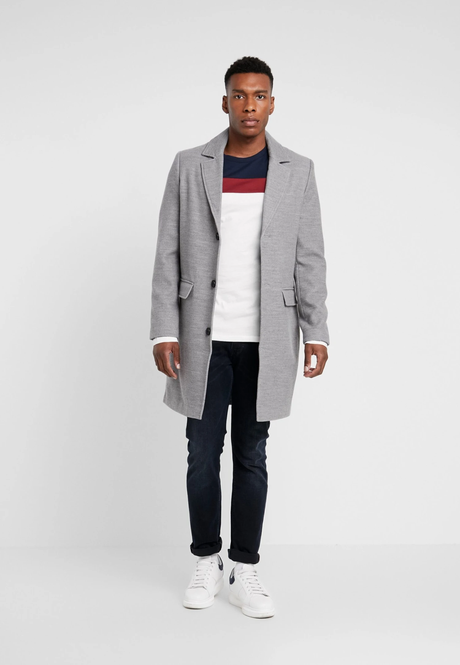 Pier One Longsleeve - Offwhite/Dark Blue 4 Pier One Longsleeve - Offwhite/Dark Blue - Afbeelding 2