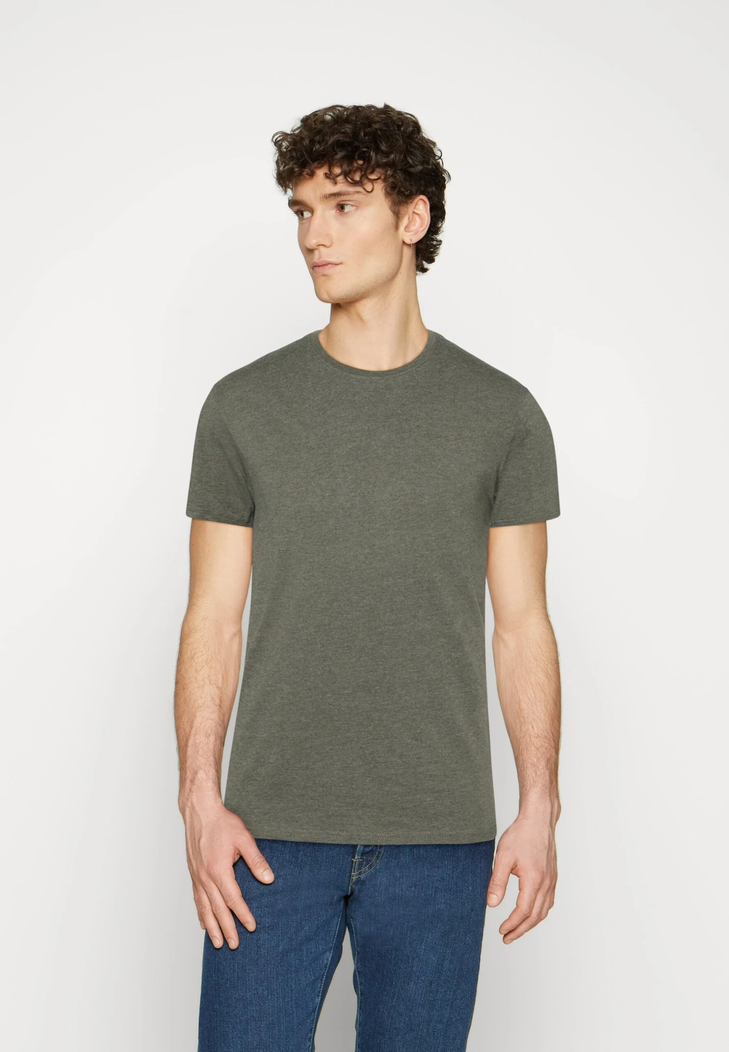 Pier One 3 Pack - T-Shirt Basic - Brown/Beige/Light Blue 7 Pier One 3 Pack - T-Shirt Basic - Brown/Beige/Light Blue - Afbeelding 5