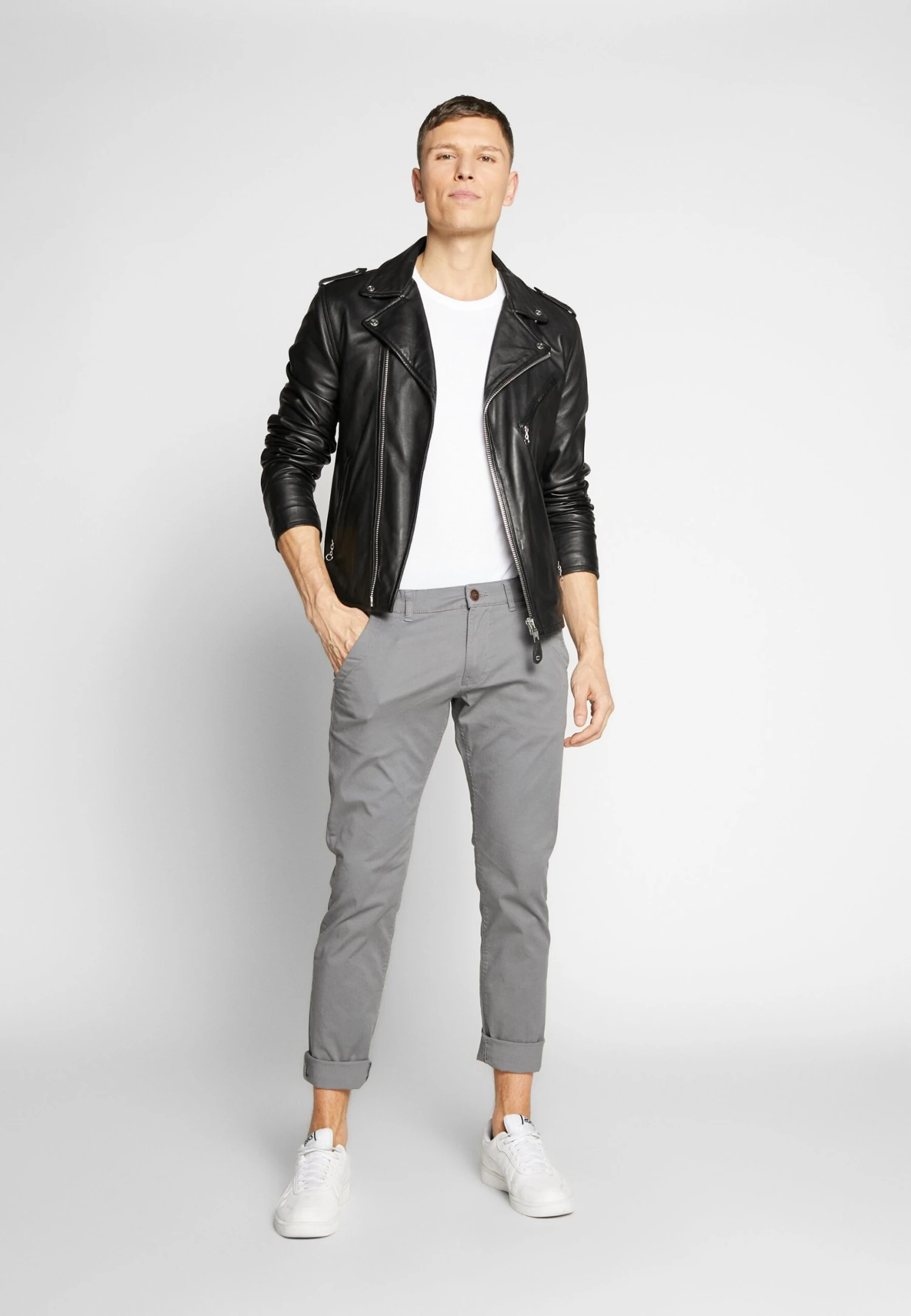 Pier One 3 Pack - T-Shirt Basic - Mottled Bordeaux/White/Blue 4 Pier One 3 Pack - T-Shirt Basic - Mottled Bordeaux/White/Blue - Afbeelding 2