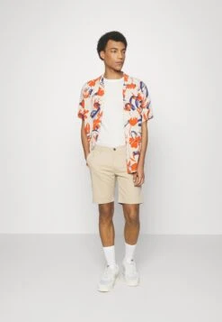 Pier One Slim Fit Ribbed T-Shirt 2 Pack - T-Shirt Basic - White/Black