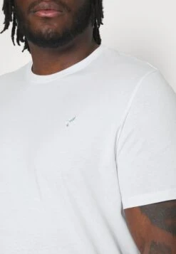 Pier One 5 Pack - T-Shirt Basic - White/Mottled Dark Grey/Bordeaux -Pier One 3751437af64b4710b8c1b421155b8f3d