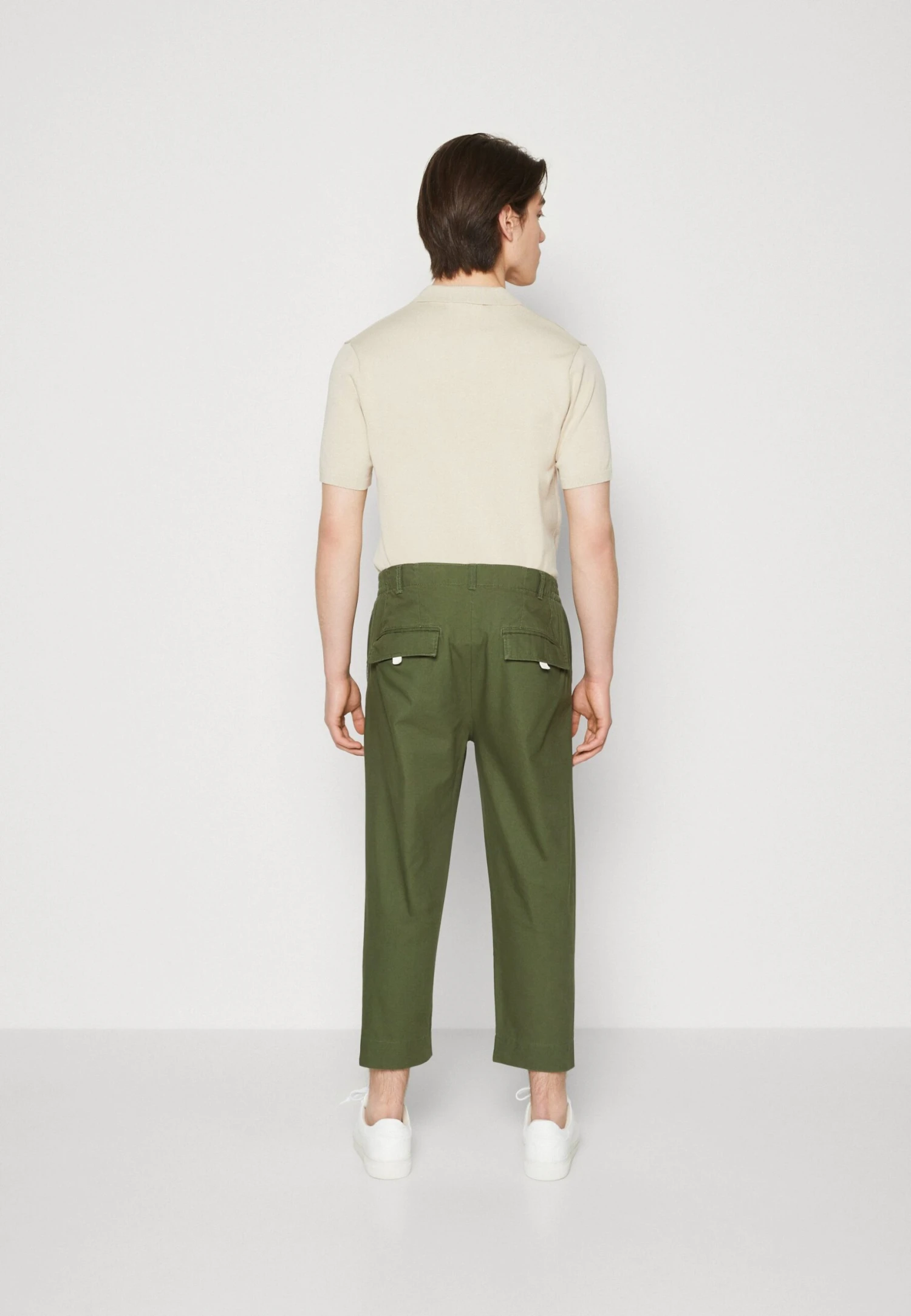 Pier One Broek - Olive 5 Pier One Broek - Olive - Afbeelding 3