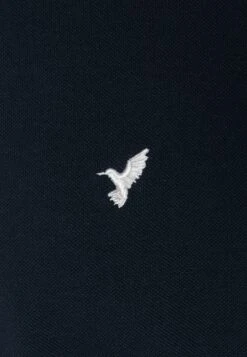 Pier One Pique Embro Detail- T-Shirt Basic - Dark Blue -Pier One 421eaf6ab4a14994be819750c9b8e6d4