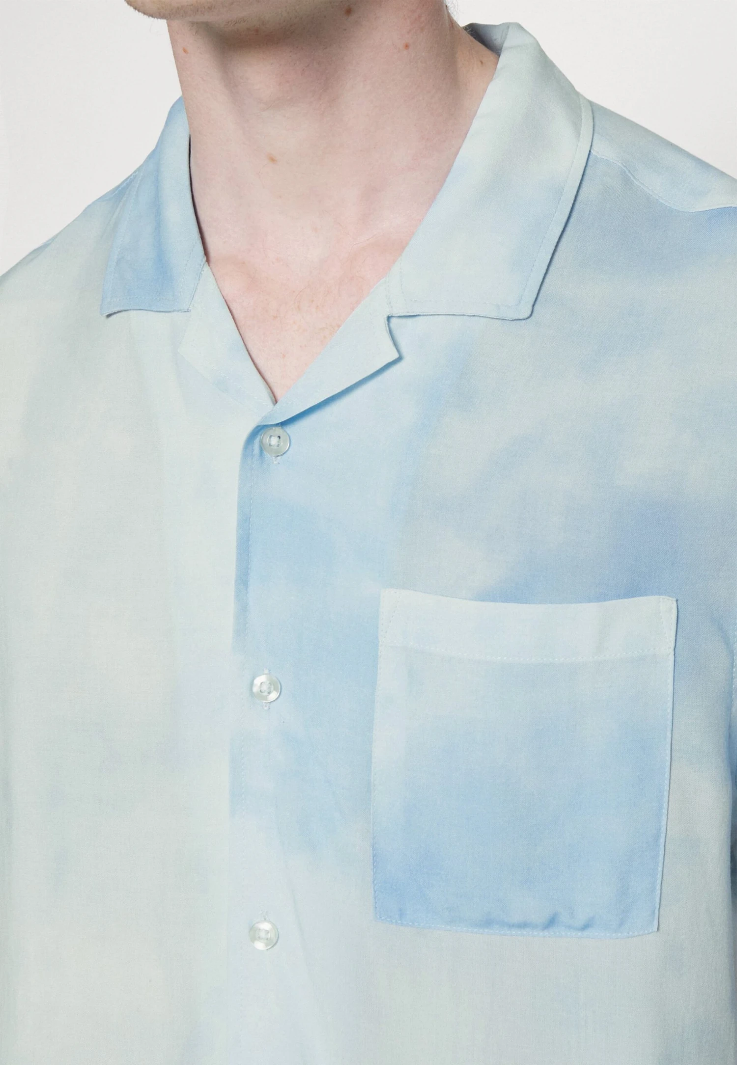 Pier One Overhemd - White/Light Blue 8 Pier One Overhemd - White/Light Blue - Afbeelding 6