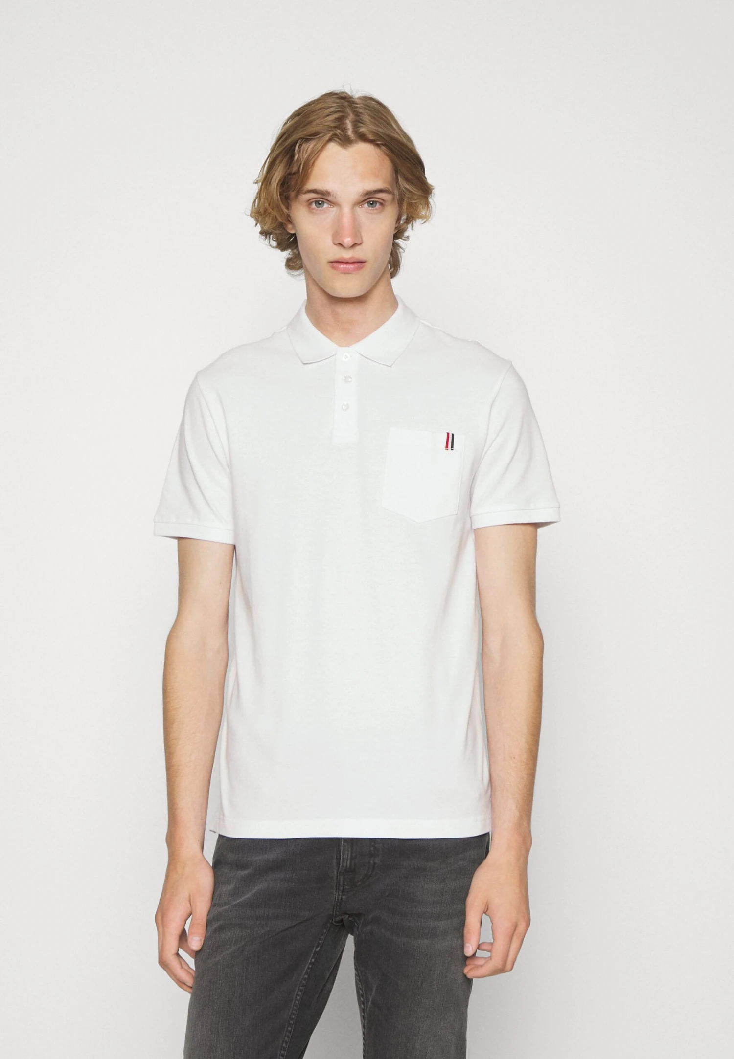 Pier One 2 Pack - Poloshirt - 103 - Dark Grey_001 - White 6 Pier One 2 Pack - Poloshirt - 103 - Dark Grey_001 - White - Afbeelding 4