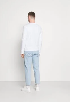 Pier One 5 Pack - Longsleeve - White/Dark Blu/Grey -Pier One 501e285d599547fa8b3d97a7168757c4