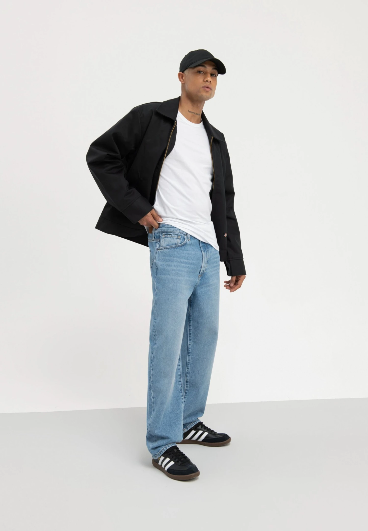 Pier One Relaxed Fit Jeans - Dark Blue Denim 4 Pier One Relaxed Fit Jeans - Dark Blue Denim - Afbeelding 2