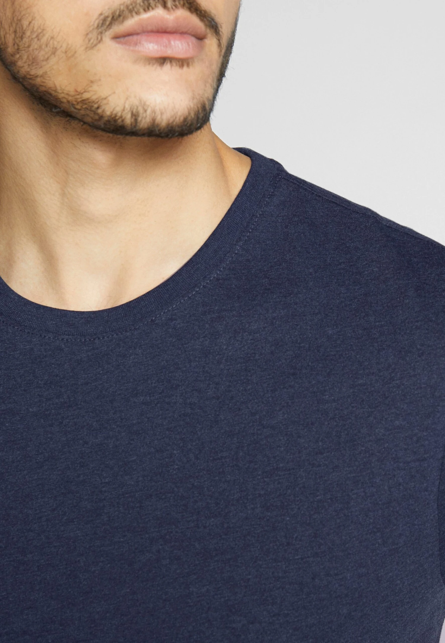 Pier One 4 Pack - T-Shirt Basic - Black/White/Blue 7 Pier One 4 Pack - T-Shirt Basic - Black/White/Blue - Afbeelding 5