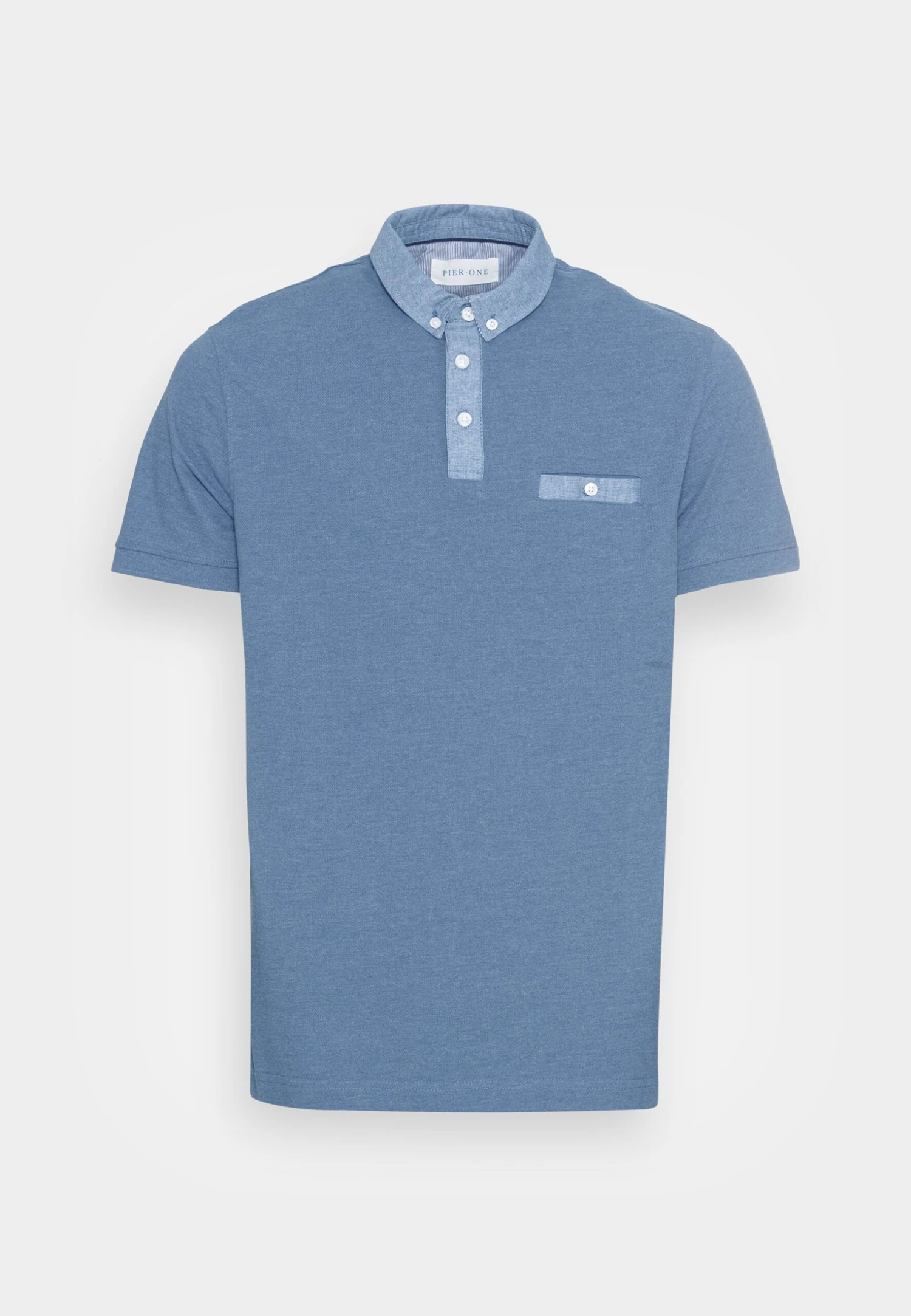 Pier One Poloshirt - Dark Blue/Light Blue 6 Pier One Poloshirt - Dark Blue/Light Blue - Afbeelding 4