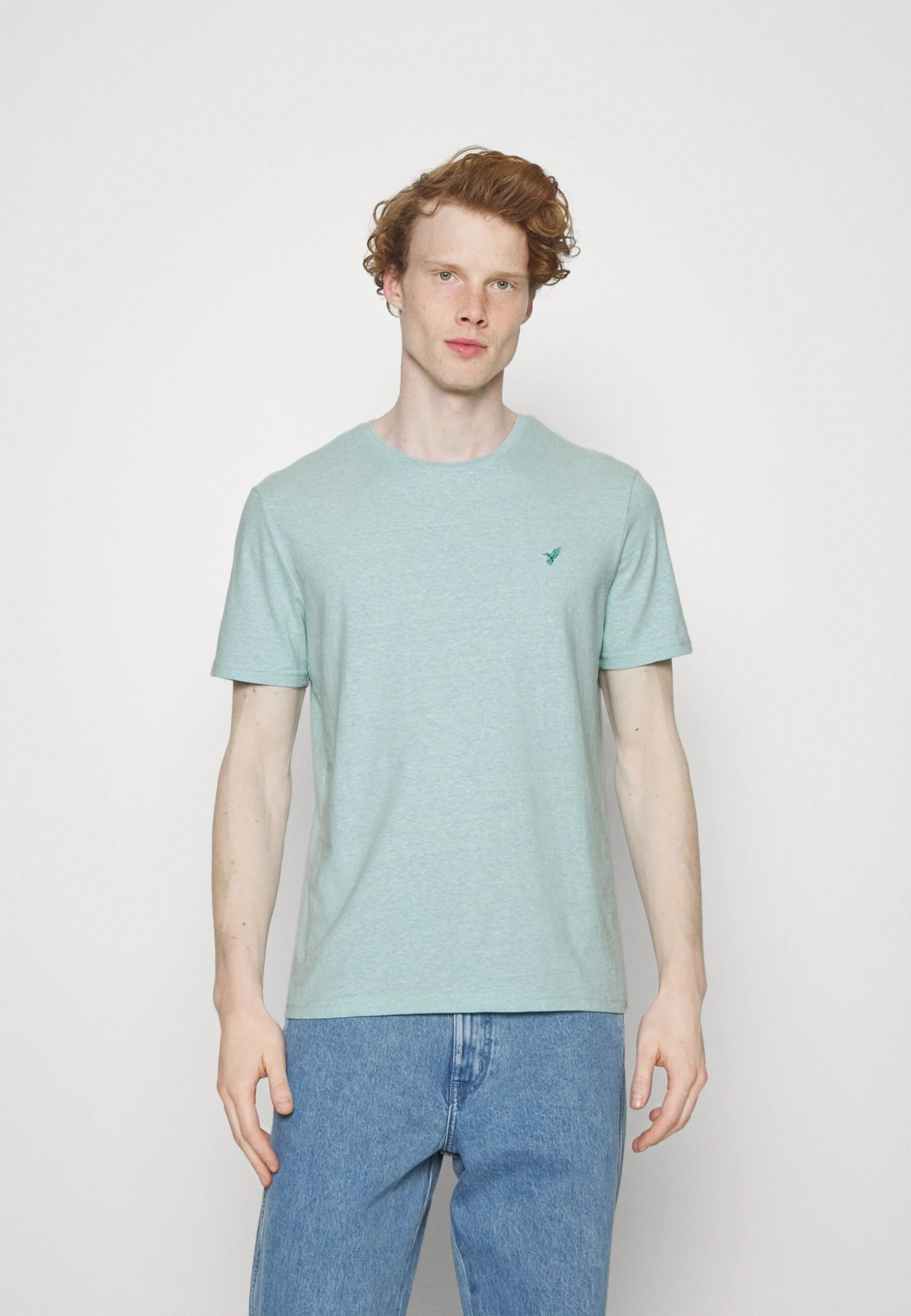 Pier One 5 Pack - T-Shirt Basic - Mottled Dark Blue/Yellow/Orange 6 Pier One 5 Pack - T-Shirt Basic - Mottled Dark Blue/Yellow/Orange - Afbeelding 4