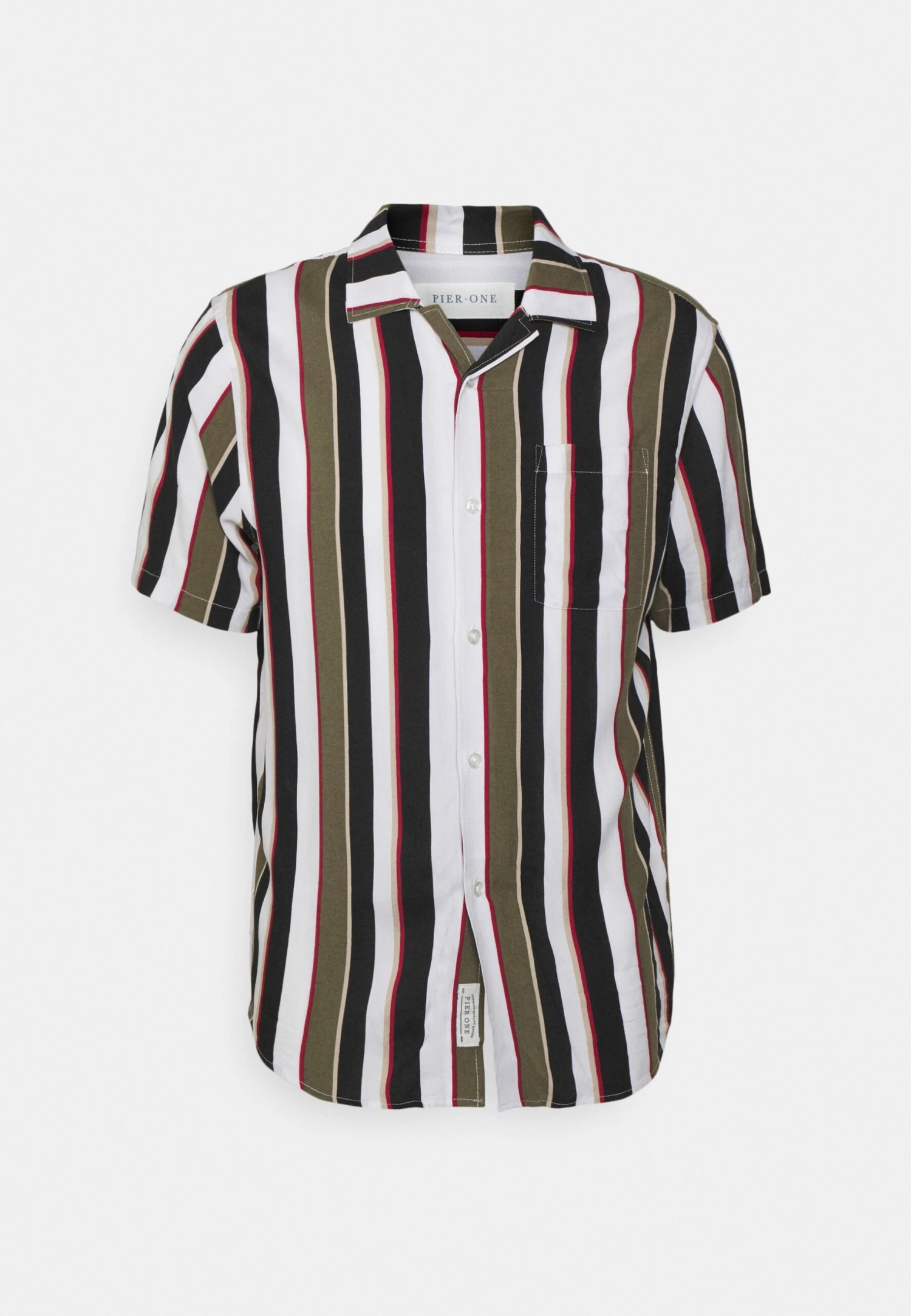 Pier One Overhemd - Khaki/Dark Blue 3 Pier One Overhemd - Khaki/Dark Blue
