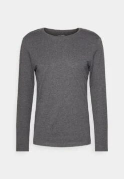 Pier One 2 Pack - Longsleeve - Black/Mottled Dark Grey -Pier One 61261ceb297745e3ae1e3c991f7195e5