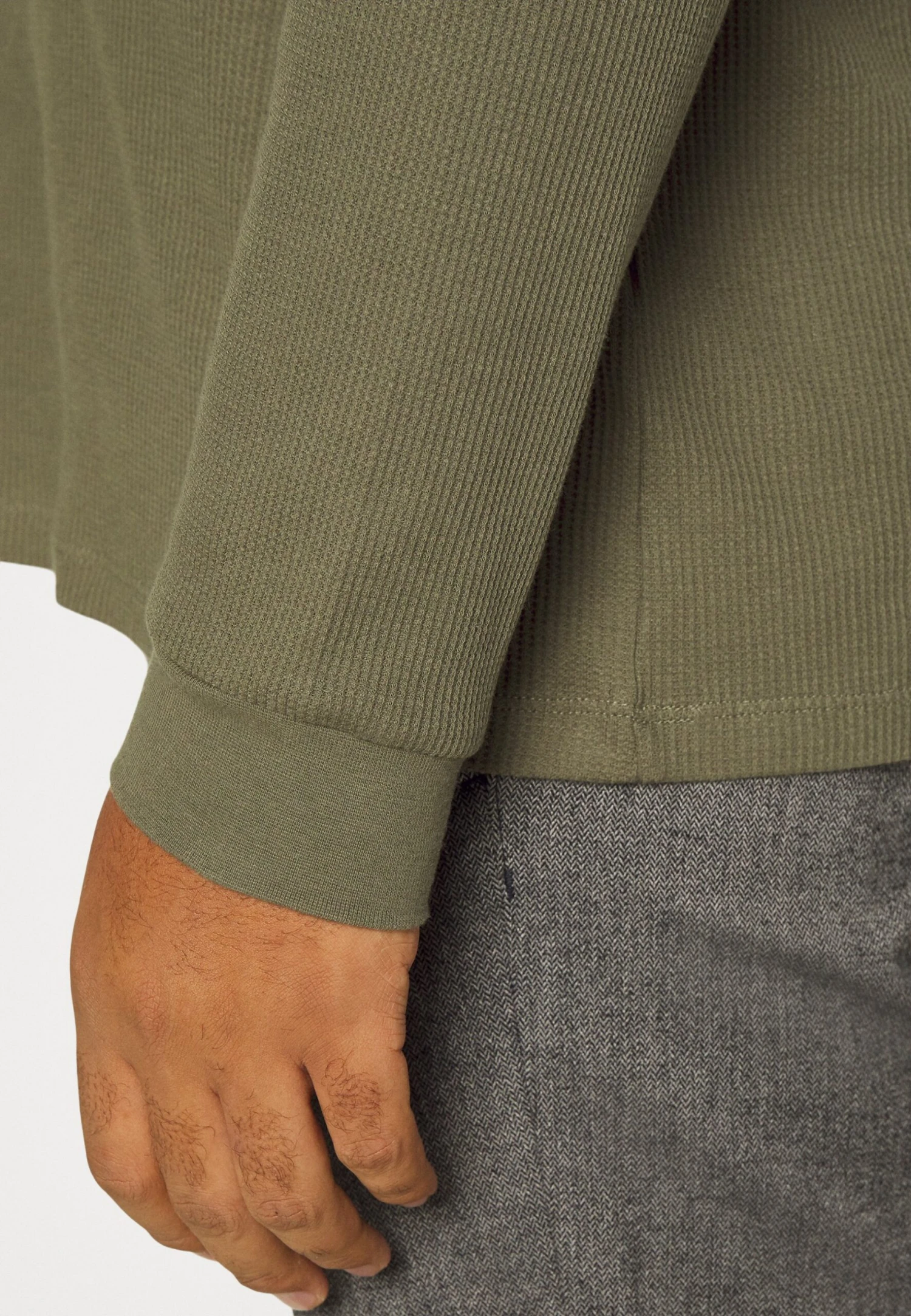 Pier One Longsleeve - Olive 8 Pier One Longsleeve - Olive - Afbeelding 6