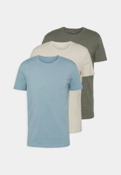 Pier One 3 Pack - T-Shirt Basic - Brown/Beige/Light Blue 14 Pier One 3 Pack - T-Shirt Basic - Brown/Beige/Light Blue -Pier One 6207198c93254405a2ac3fe4191f041d