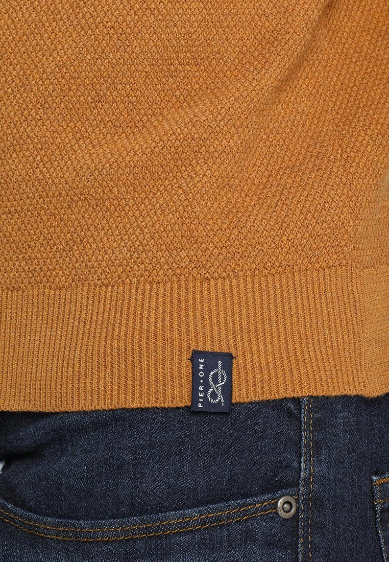 Pier One Trui - Mottled Dark Yellow 8 Pier One Trui - Mottled Dark Yellow - Afbeelding 6