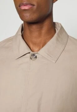 Pier One Commuter Coat- Halflange Jas - Tan -Pier One 64e4c0abaebf41b497d5537b02c36b22