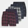 Pier One 5 Pack - Boxershort - Black /Dark Blue /Dark Green -Pier One 67b1fc9b7b794ef8884c4a69cb3b9c60