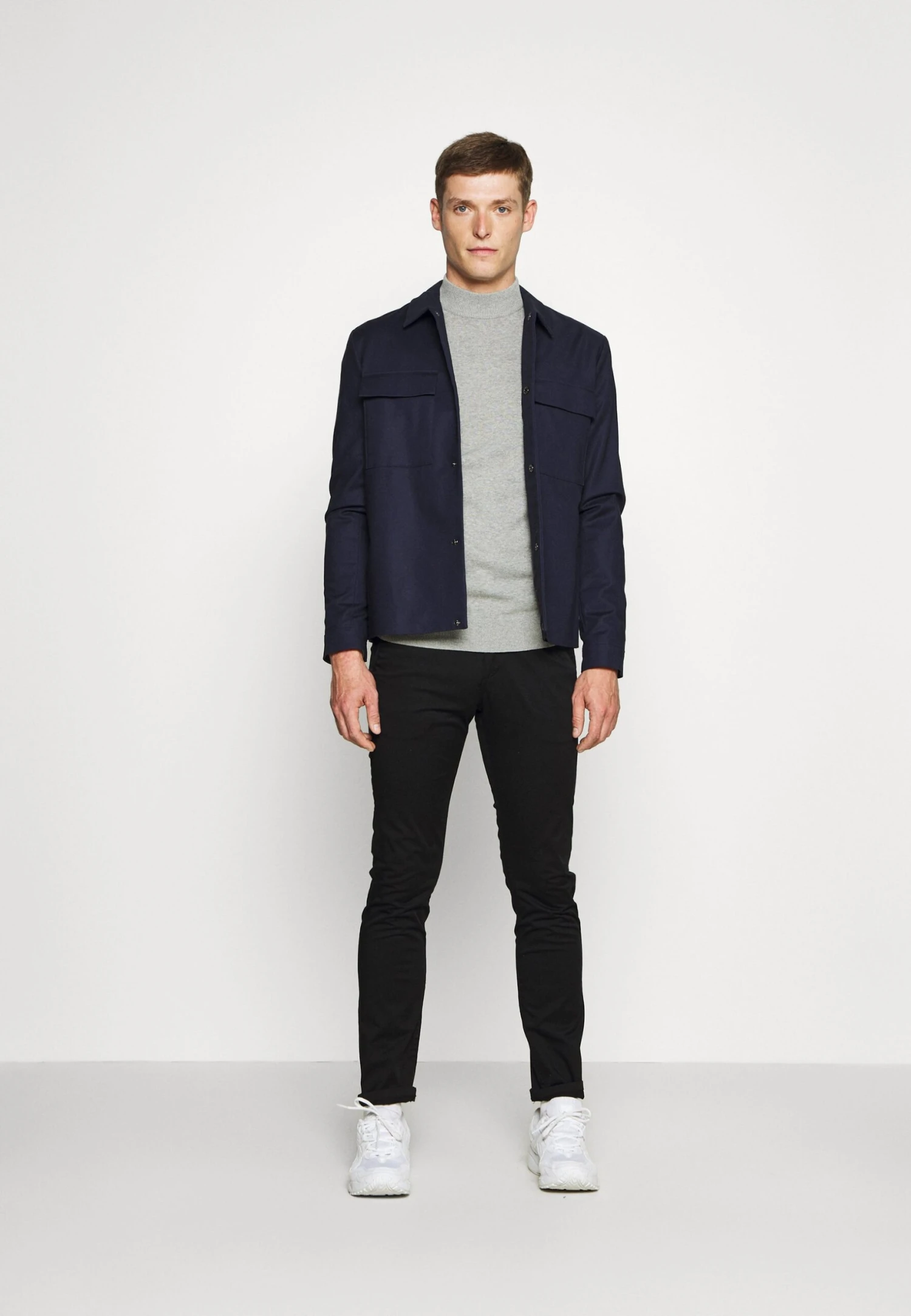 Pier One Trui - Mottled Light Grey 4 Pier One Trui - Mottled Light Grey - Afbeelding 2