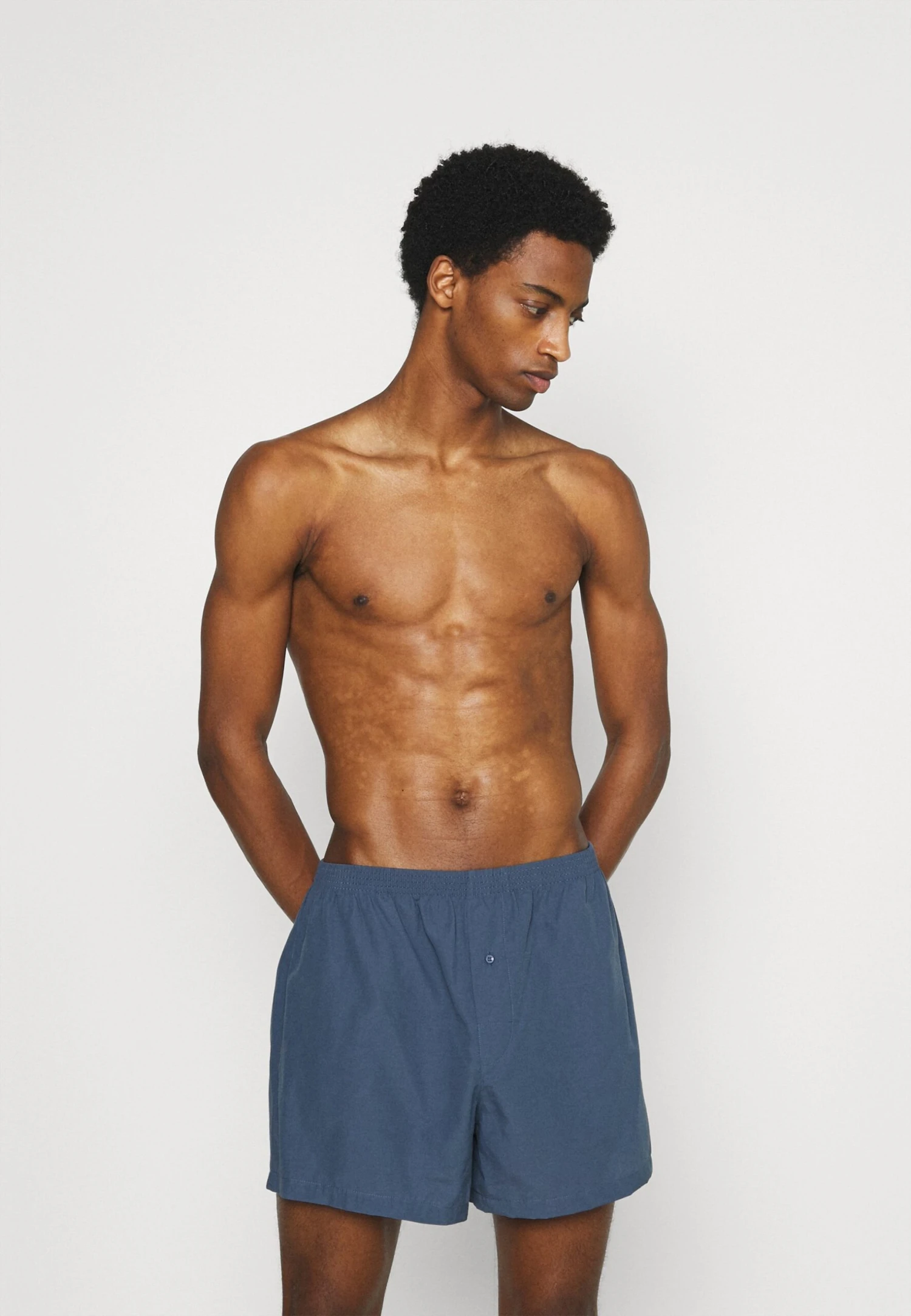 Pier One 5 Pack - Boxershort - Dark Blue/Blue 3 Pier One 5 Pack - Boxershort - Dark Blue/Blue