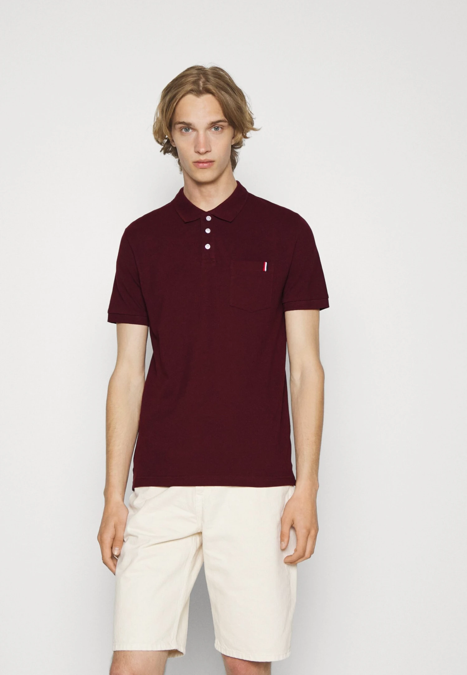Pier One 2 Pack - Poloshirt - Blue/Bordeaux 5 Pier One 2 Pack - Poloshirt - Blue/Bordeaux - Afbeelding 3