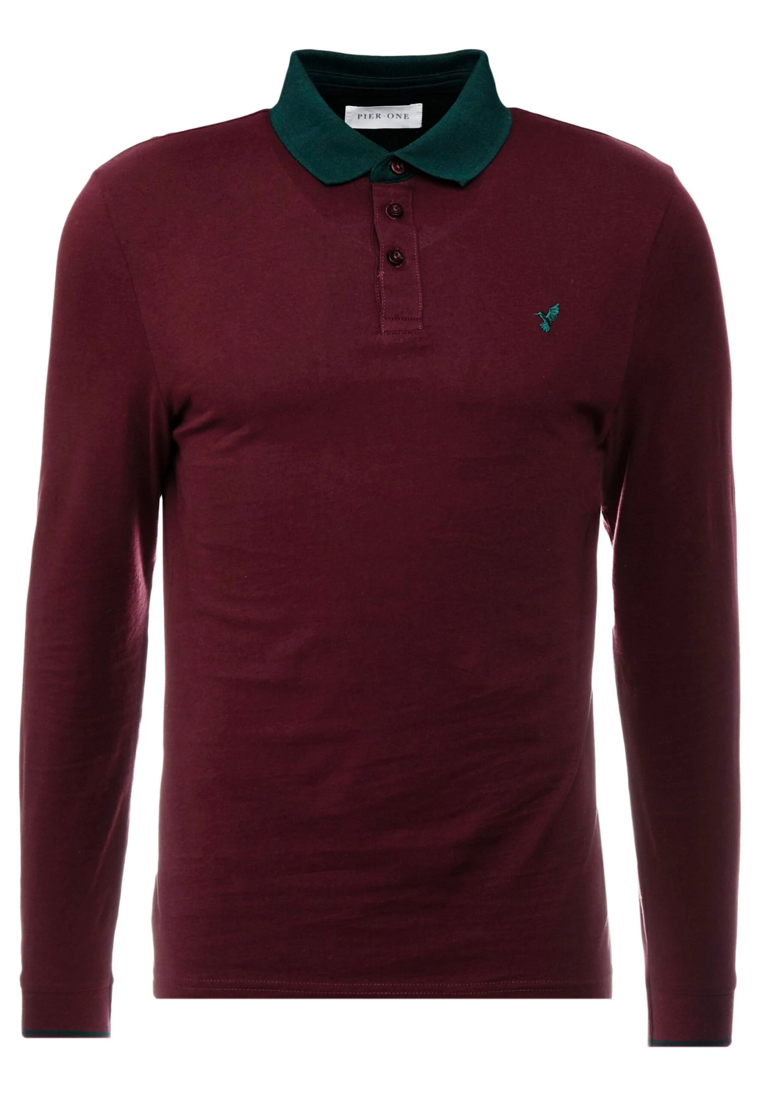 Pier One Muscle Fit - Poloshirt - Bordeaux 6 Pier One Muscle Fit - Poloshirt - Bordeaux - Afbeelding 4