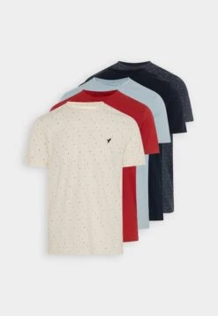 Pier One 5 Pack - T-Shirt Basic - Dark Blue/White/Red 19 Pier One 5 Pack - T-Shirt Basic - Dark Blue/White/Red -Pier One 7c8adf1583084519b45d5ca34c19d68e