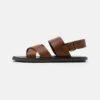 Pier One Unisex - Sandalen - Cognac 1 Pier One Unisex - Sandalen - Cognac -Pier One 7eec6c27b8ac4834be9563e04dfa19d3