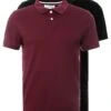 Pier One 2 Pack - Poloshirt - Bordeaux/Black 1 Pier One 2 Pack - Poloshirt - Bordeaux/Black -Pier One 80c61fbab13d4f348c95aacb92cd3122