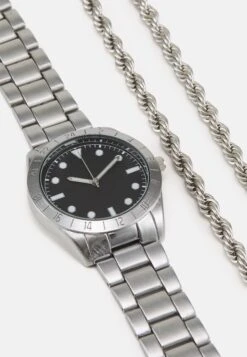 Pier One Set - Ketting - Silver-Coloured/Black 13 Pier One Set - Ketting - Silver-Coloured/Black -Pier One 83102eb3ab884b968ea711d6d380bde6