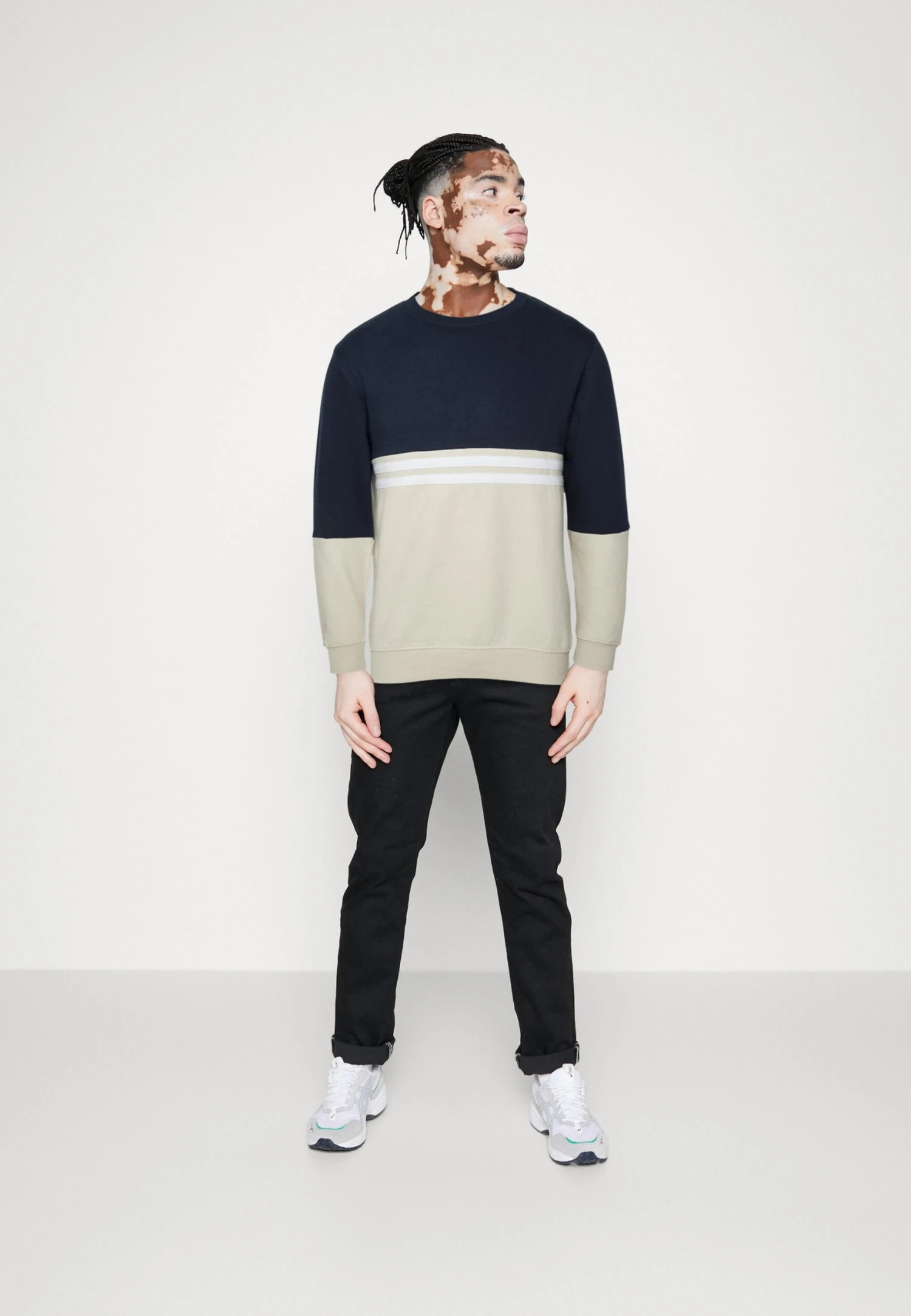 Pier One Sweater - Blue/Grey 4 Pier One Sweater - Blue/Grey - Afbeelding 2